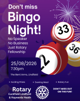 ROTARY MEETING AT THE BENT ARMS